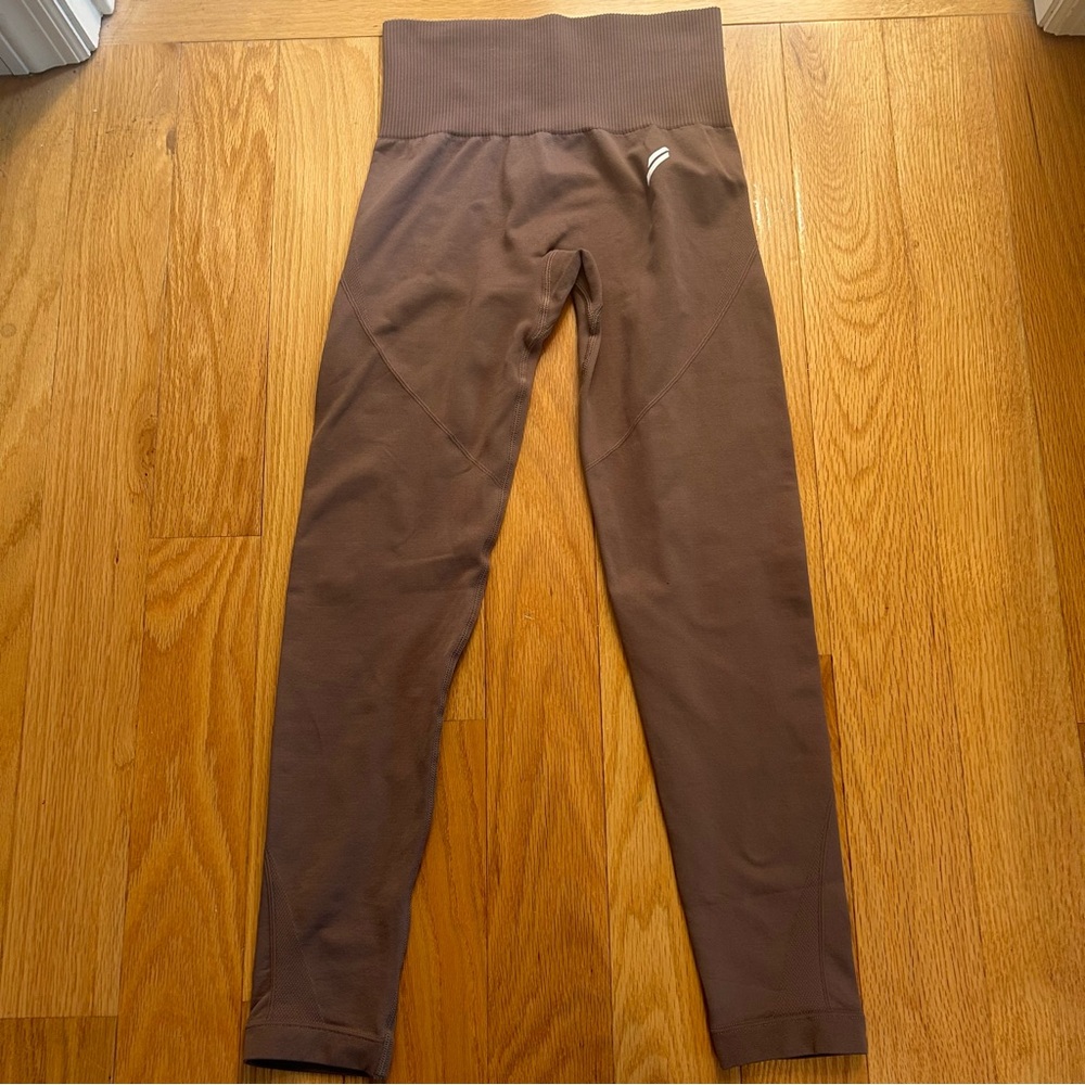 Do You Even cocoa brown seamless booty contour leggings | S